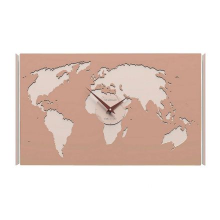 Time Zone Clock Cosmo de Callea Design caffelatte