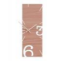 Wall Clock Greg de Callea Design black walnut