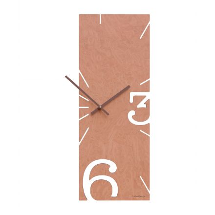 Wall Clock Greg de Callea Design briar walnut