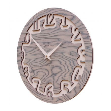 Wall Clock Labyrinth de Callea Design grey Sotssass