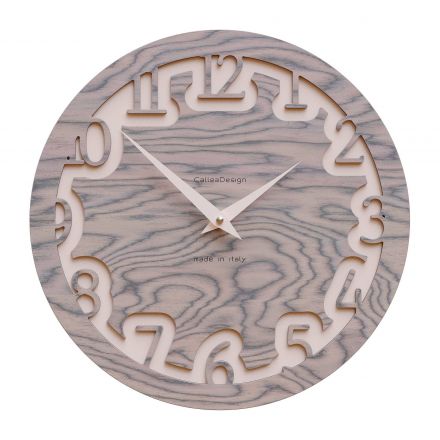 Wall Clock Labyrinth de Callea Design grey Sotssass