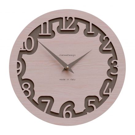 Wall Clock Labyrinth de Callea Design breeze oak