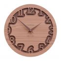 Wall Clock Labyrinth de Callea Design black walnut