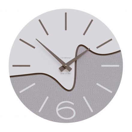 Wall Clock Oliver de Callea Design pinstripe