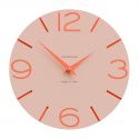 Wall Clock Smile de Callea Design pink sand