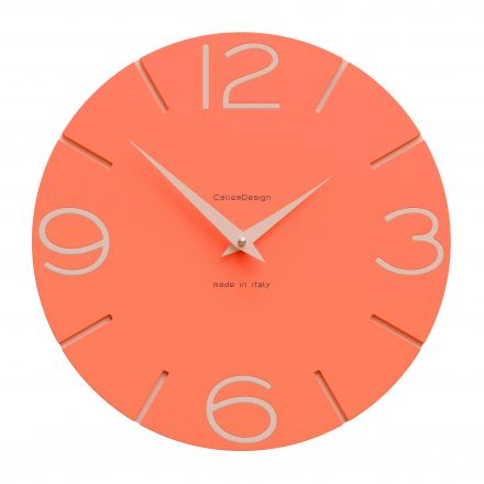 Wall Clock Smile de Callea Design terracotta