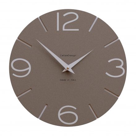 Wall Clock Smile de Callea Design quartz grey