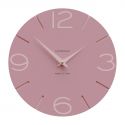 Wall Clock Smile de Callea Design plum grey