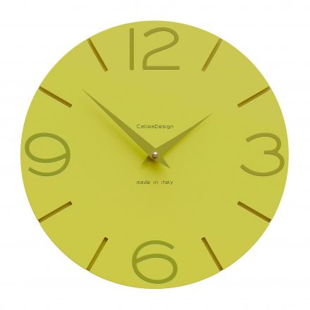 Wall Clock Smile de Callea Design cedar green