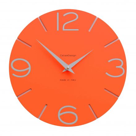 Wall Clock Smile de Callea Design orange