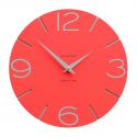 Wall Clock Smile de Callea Design flame red