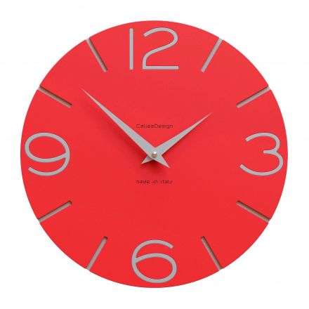 Wall Clock Smile de Callea Design ruby