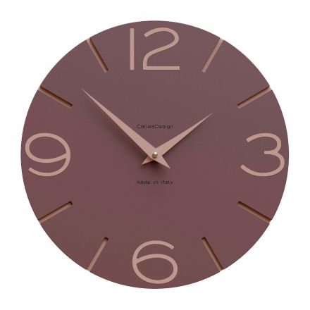 Wall Clock Smile de Callea Design chocolate