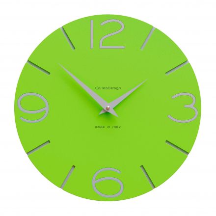 Wall Clock Smile de Callea Design apple green