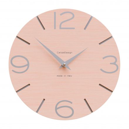 Wall Clock Smile de Callea Design pickled oak