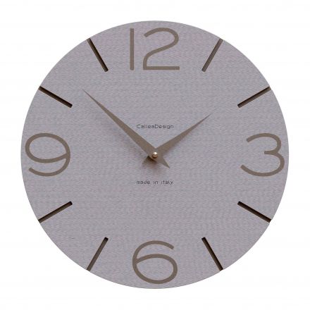 Wall Clock Smile de Callea Design pinstripe