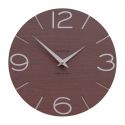 Wall Clock Smile de Callea Design wengé oak