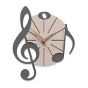 Wall Clock Vivaldi de Callea Design quartz grey