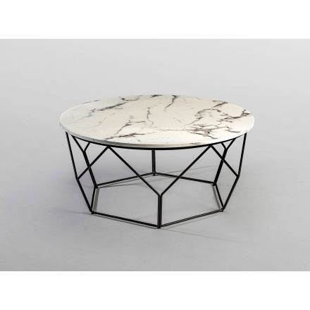 Mesa Centro Liza Negro-simil Marmol de Schuller