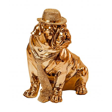 Figura Peq Bulldog Oro de Schuller