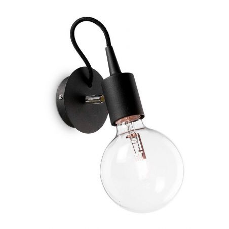 Edison Ap1 de Ideal Lux en color Negro