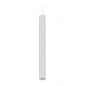 Ego Pendant Tube de Ideal Lux pantalla Azul en color Blanco