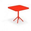 Mesa abatible con borde cuadrado grande Grace de Emu Rojo Escarlata