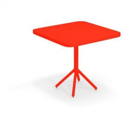 Mesa abatible con borde cuadrado grande Grace de Emu Rojo Escarlata