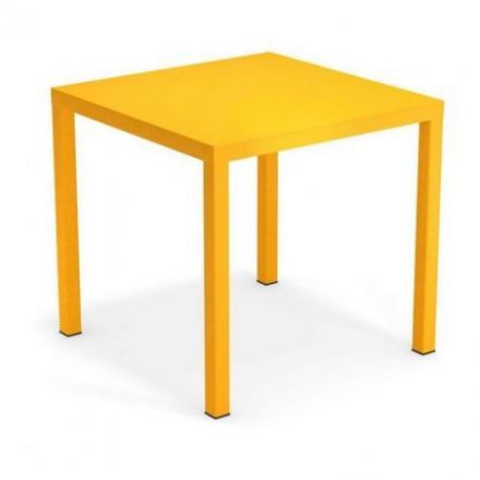 Mesa cuadrada apilable Nova de Emu Amarillo Curry