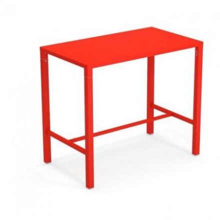 Mesa rectangular apilable Nova de Emu Rojo Escarlata