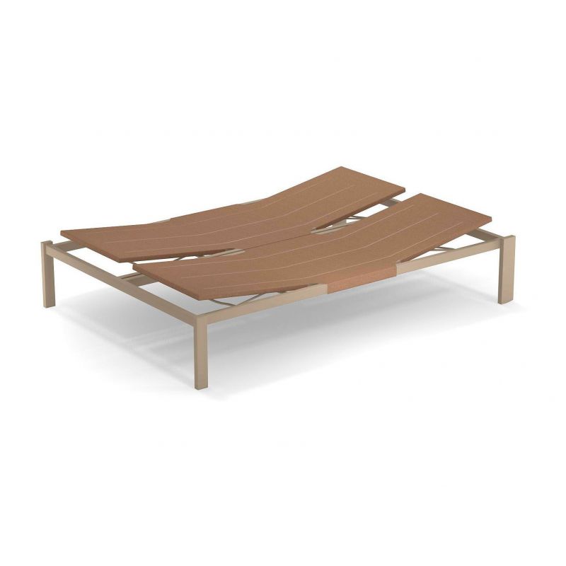Cama apilable de dos plazas Shine de Emu Taupe
