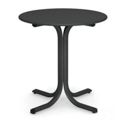 Mesa de borde redondo Table System de Emu Hierro Antiguo