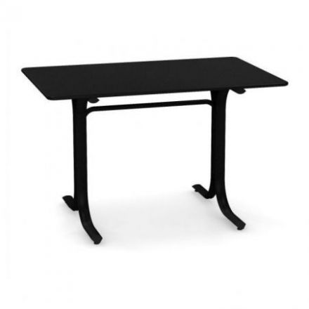 Mesa de borde redondo Table System de Emu Negro