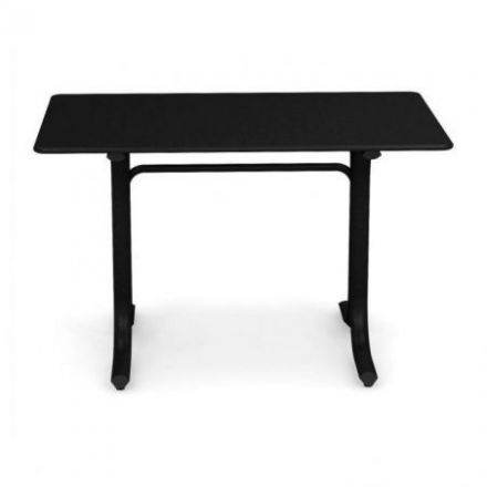 Mesa de borde redondo Table System de Emu Negro
