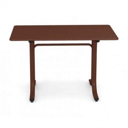 Mesa de borde redondo Table System de Emu Marrón India