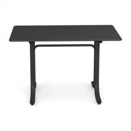 Mesa de borde redondo Table System de Emu Hierro Antiguo