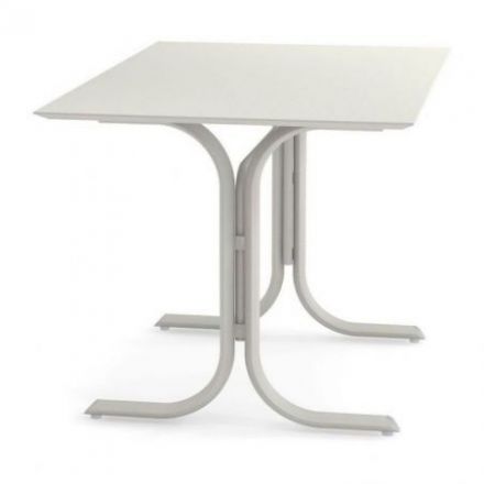 Mesa de borde bajo Table System de Emu Blanco Mate