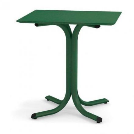 Mesa de borde bajo Table System de Emu Verde Militar
