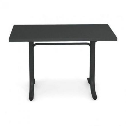 Mesa de borde cuadrado Table System de Emu Hierro Antiguo