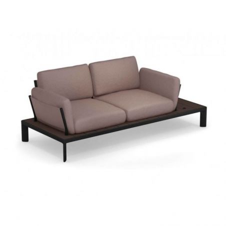Estructura de sofá de dos plazas Tami de Emu Negro