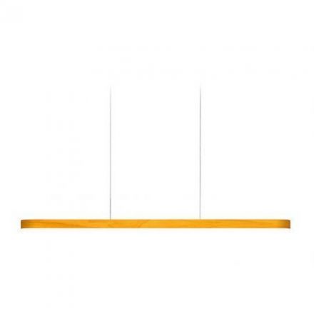Lámpara de suspensión I-line Suspension de Luzifer LZF pantalla Amarillo apagada