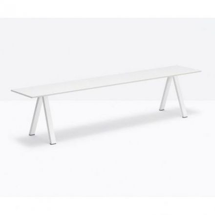 Arki-bench Arkb de Pedrali Metal Lacado Blanco BI100