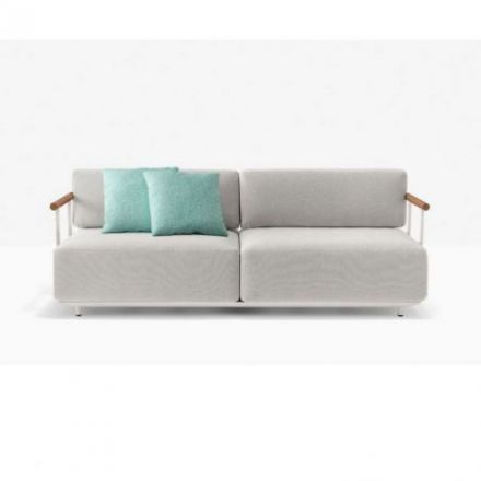 Sofá Arki-sofa de Pedrali Metal Lacado Blanco BI200