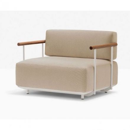 Arki-sofa de Pedrali Metal Lacado Blanco BI200