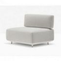 Arki-sofa de Pedrali Metal Lacado Blanco BI200