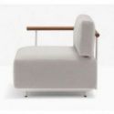 Arki-sofa de Pedrali Metal Lacado Blanco BI200