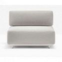 Arki-sofa de Pedrali Metal Lacado Blanco BI200