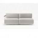 Arki-sofa de Pedrali Metal Lacado Blanco BI200