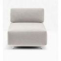 Sofá Arki-sofa de Pedrali Metal Lacado Blanco BI200