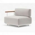 Sofá Arki-sofa de Pedrali Metal Lacado Blanco BI200